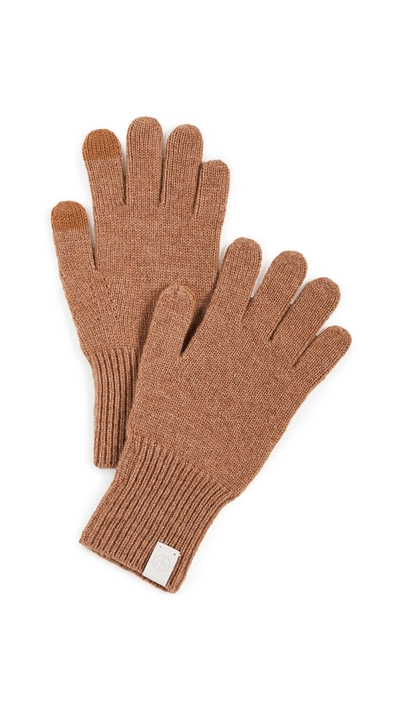 Rag & Bone Ace Cashmere Gloves In Camel