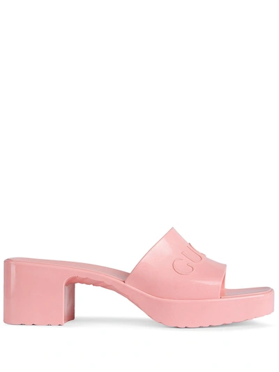 Gucci Sandals In Rosa
