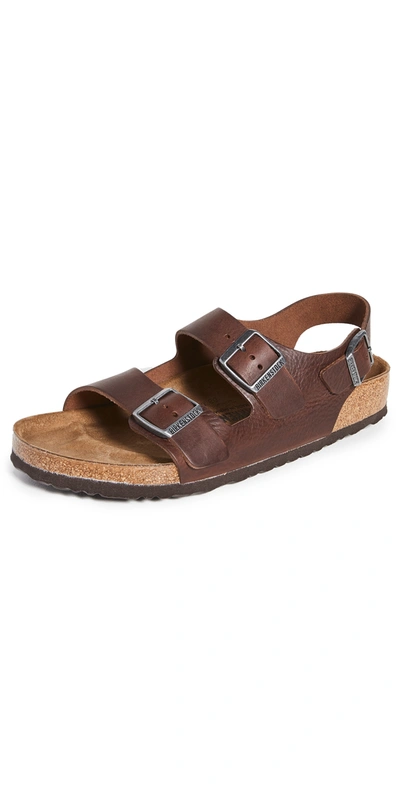 Birkenstock Milano Sandals In Brown