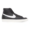 Nike Women's Blazer Mid '77 Vintage High Top Sneakers In 001 Black