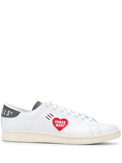 Adidas Originals X Human Made White Stan Smith Leather Sneakers