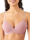B.tempt'd By Wacoal Future Foundations Lurex Wire-free T-shirt Bra In Dawn Pink