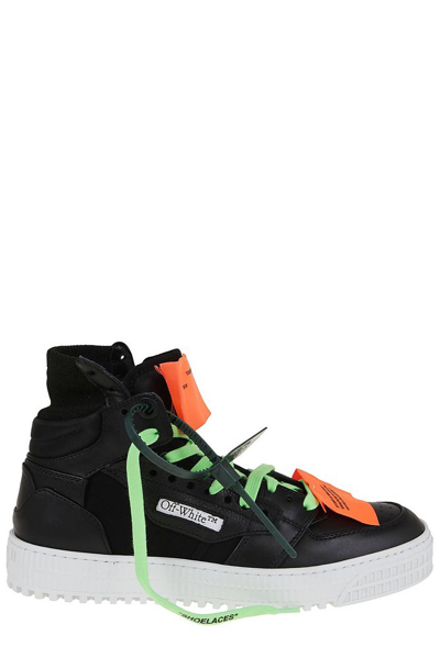 Off-white Off White Mans Off Court 3.0 Leather And Fabric Sneakers