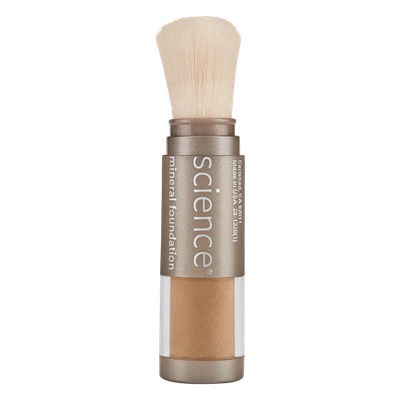 Colorescience Loose Mineral Foundation Brush Spf 20 In Tan Golden