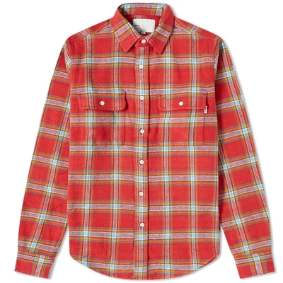 Adsum Check Workshirt In Red