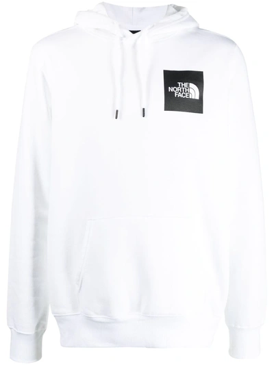 The North Face Fine Logo Graphic Hoodie In White | ModeSens