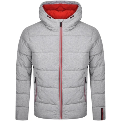 Superdry Sports Puffer Jacket In Grey