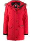 Canada Goose Trillium Parka Red Jacket In Rosso