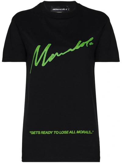 Mowalola Black X Homecoming Lose All Morals T-shirt