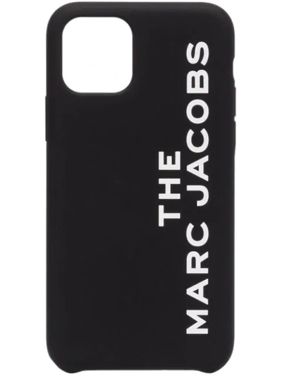 The Marc Jacobs Black Logo Print Iphone 11 Case
