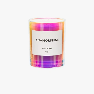 Overose White Anamorphine Candle In Pink
