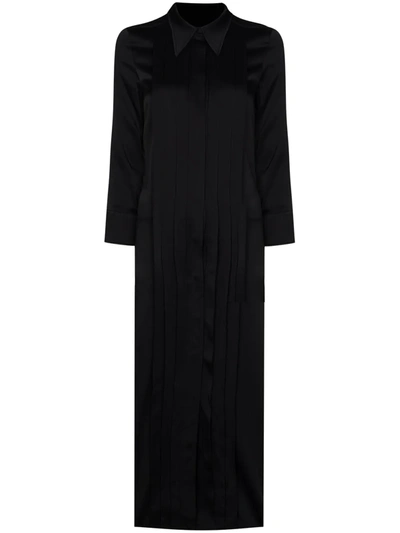 Khaite Gabby Midi Dress In Black