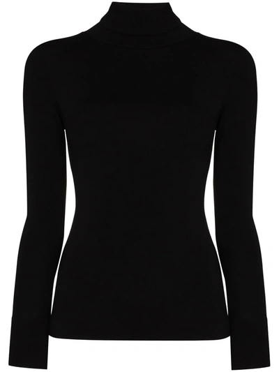 Fusalp Alisier Ii Turtleneck Base Layer Top In 01000 Noir