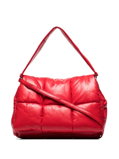 Stand Studio Red Wanda Quilted Shoulder Bag