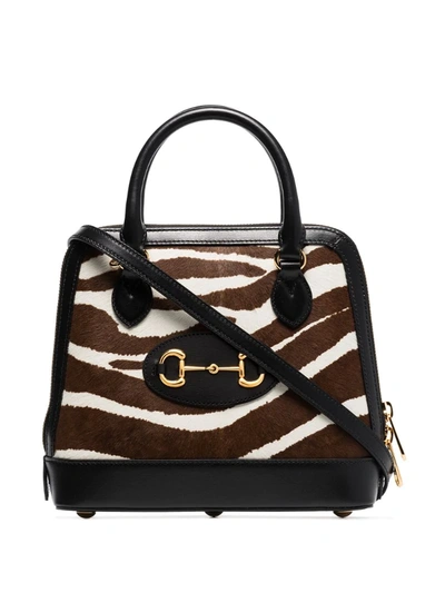 Gucci 1955 Schultertasche Mit Horsebit-schnalle In Black