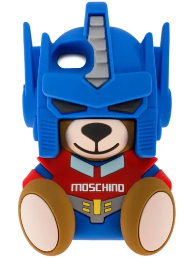 Moschino Teddy Bear Transformers Iphone 7 Case In Multi