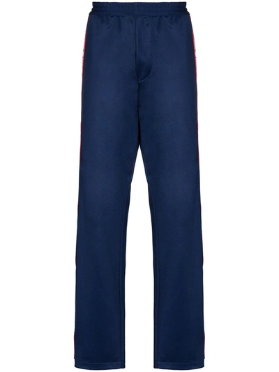 Dsquared2 Blue Logo Tape Track Trousers