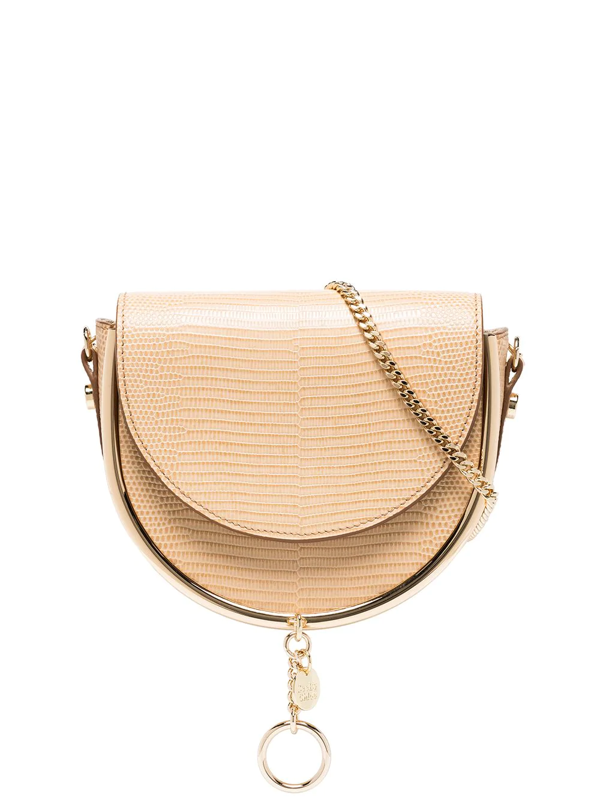 neutral cross body bag