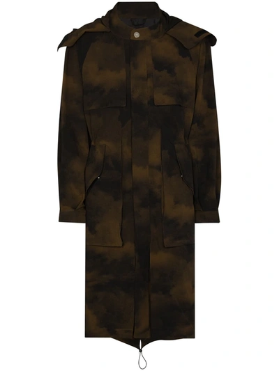 A-cold-wall* Multicolour Terrain Camouflage Parka Coat In Brown