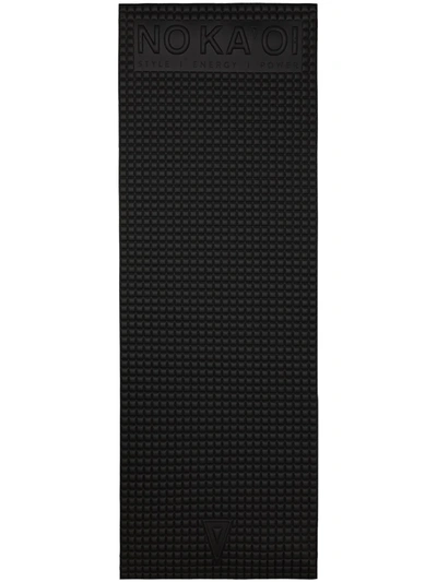 No Ka'oi Black Embossed Yoga Mat