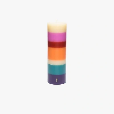 Missoni Multicoloured Totem Candle In Blau