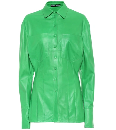 Kwaidan Editions Slim-cut Button-down Shirt In Green