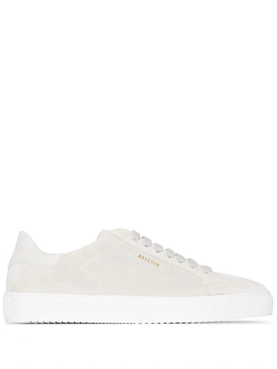 Axel Arigato Beige Clean 90 Suede Sneakers In Grey