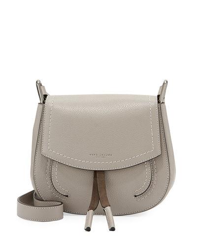 Marc Jacobs Maverick Leather Crossbody Bag In Smoke Grey | ModeSens
