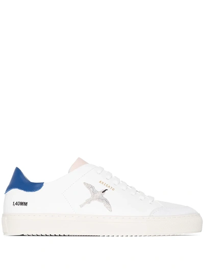 Axel Arigato White Clean 90 Triple Bee Bird Leather Trainers