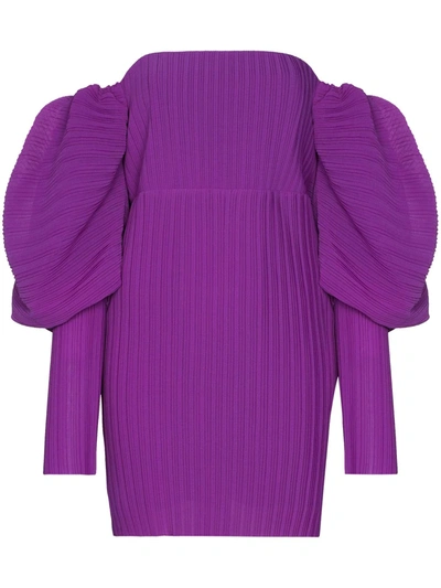Solace London Skye Mini Dress In Purple