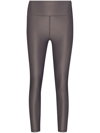 Sweaty Betty High Shine Cropped Performance Leggings In Grey