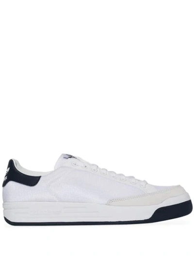 Adidas Originals X Rod Laver White Stan Smith Sneakers In Wh/navy