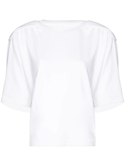 Remain White Verona Shoulder Pad T-shirt