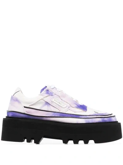 Rombaut Purple Elevator Tie-dye Trainers