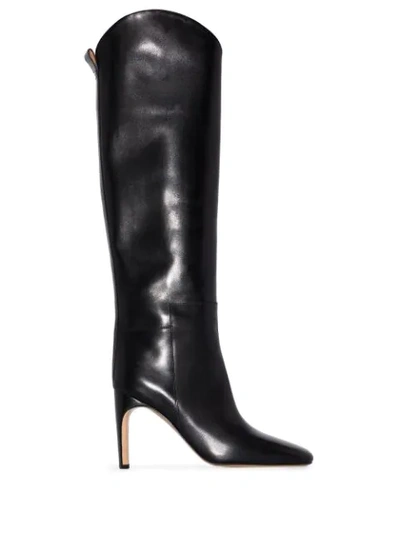 Jil Sander Black 95 Knee-high Leather Boots