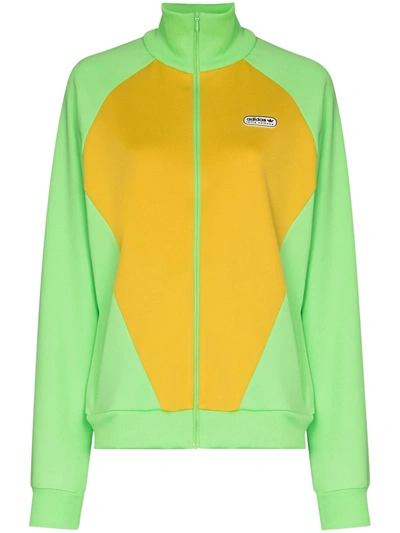 Adidas X Lotta Volkova X Lotta Volkova Podium Tricot Track Jacket In Yellow