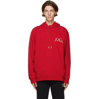 Opening Ceremony Phone Print Hoodie In Dragon Red