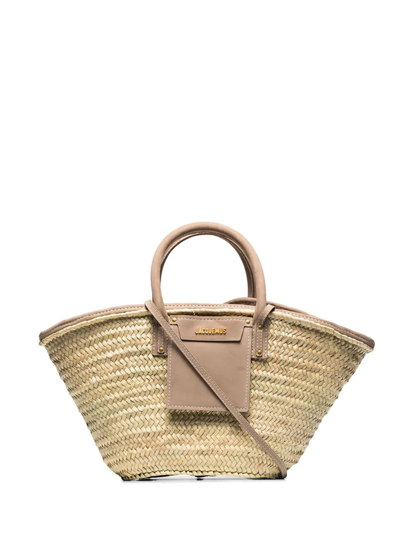 jacquemus le panier soleil straw bag