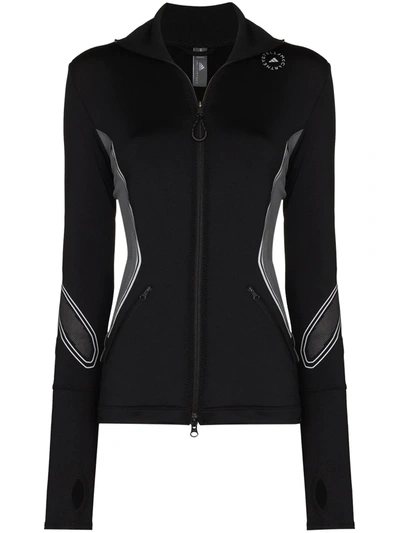Adidas By Stella Mccartney Truepace Midlayer Track Jacket In Black