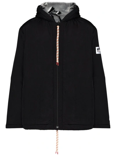 Aries Reversible Black Nylon Parka