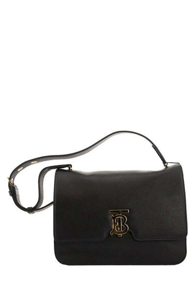 Burberry Medium Alice Leather Bag In Black