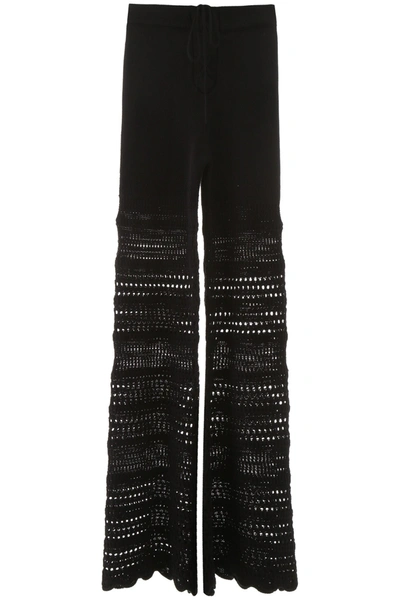 Amiri Crochet Pants In Black