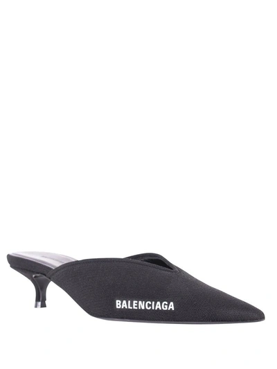 Balenciaga Women's 628605w18021090 Black Synthetic Fibers Sandals