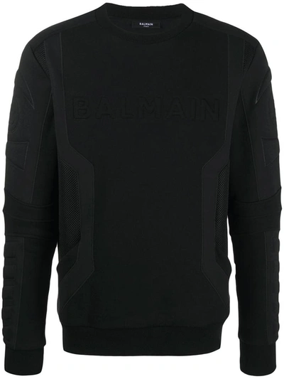 Balmain Sweaters In Nero