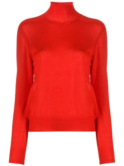 Bottega Veneta Sweaters In Rosso