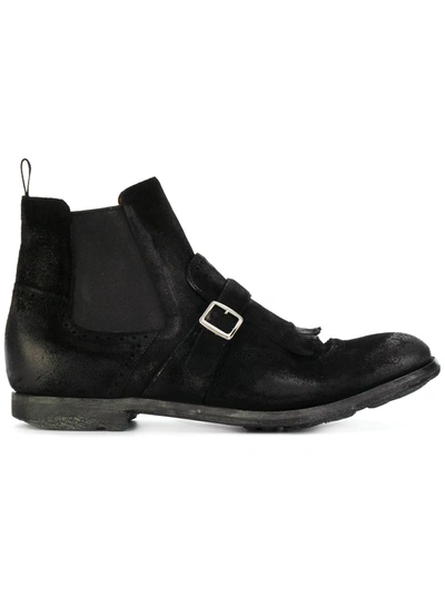 Church's Shanghai 6 Suede Boots In Black