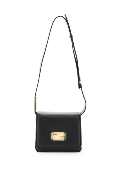 Fendi Id Small Shoulder Bag In Nero Uovo Praline Os