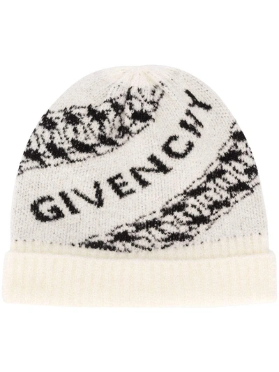 Givenchy Hats In White Wool In Bianco