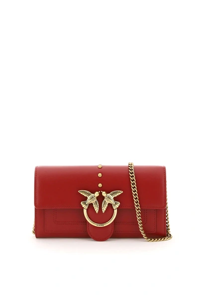 Pinko Love Wallet Simply 2 Bag In Red