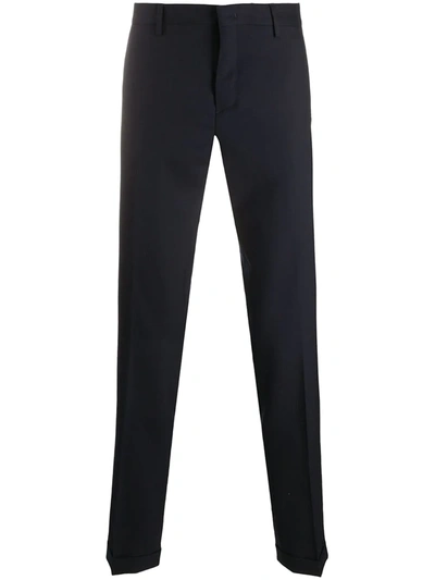 Ps By Paul Smith Slim Fit Elasticated Pants In Blue
